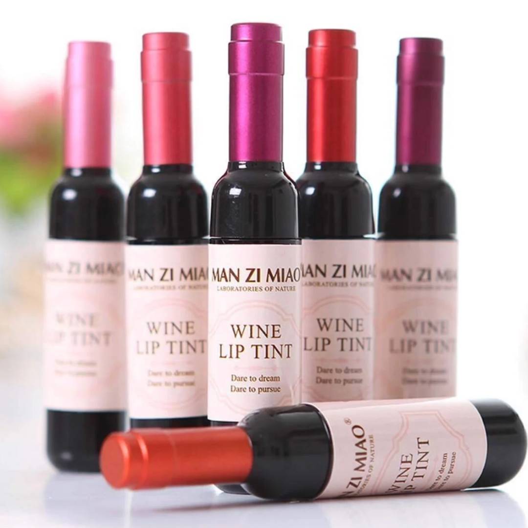 Vine Lip Tint Natural Liquid Long Lasting 6 Color Set