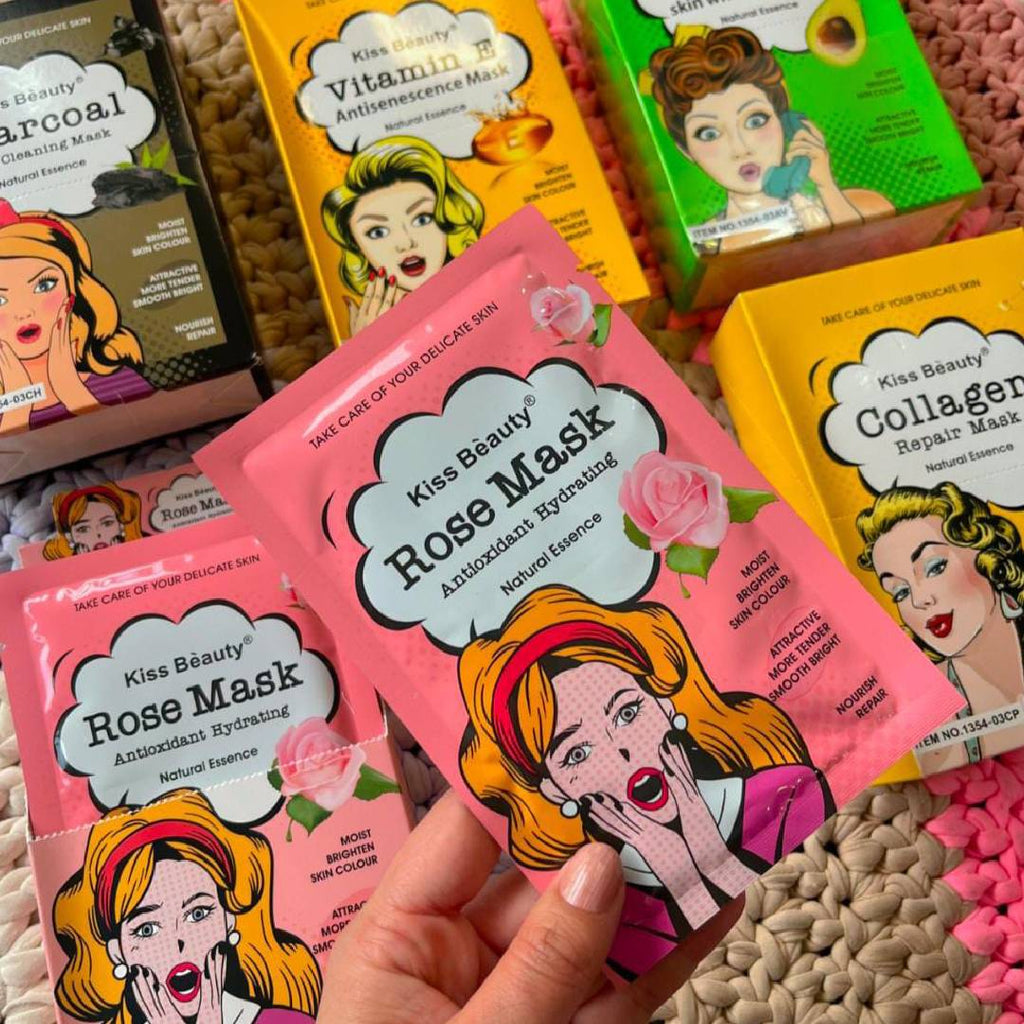 Kiss Beauty Sheet Mask 5Pcs Random Variants Set