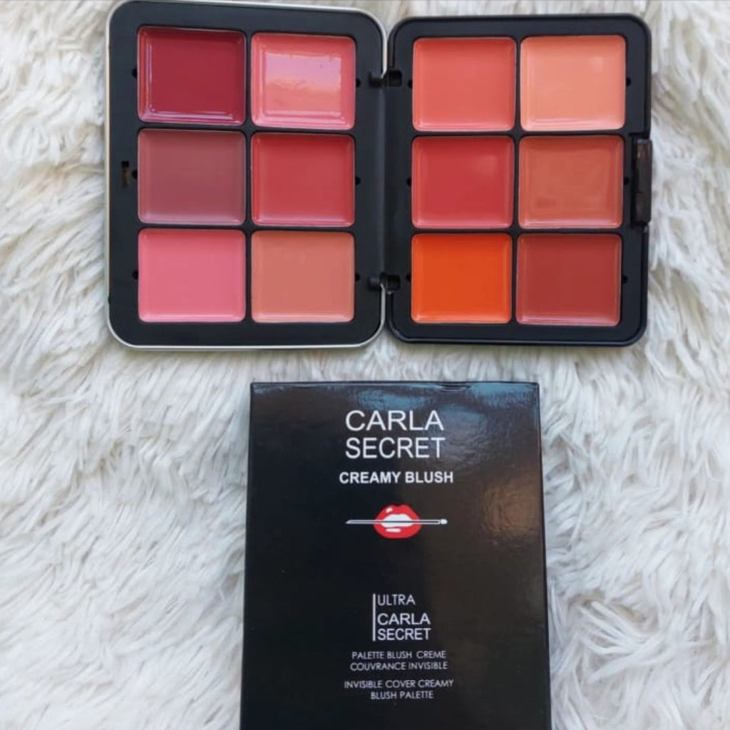 Most Trendy Carla Secret 8 Color Creamy Blush Palette