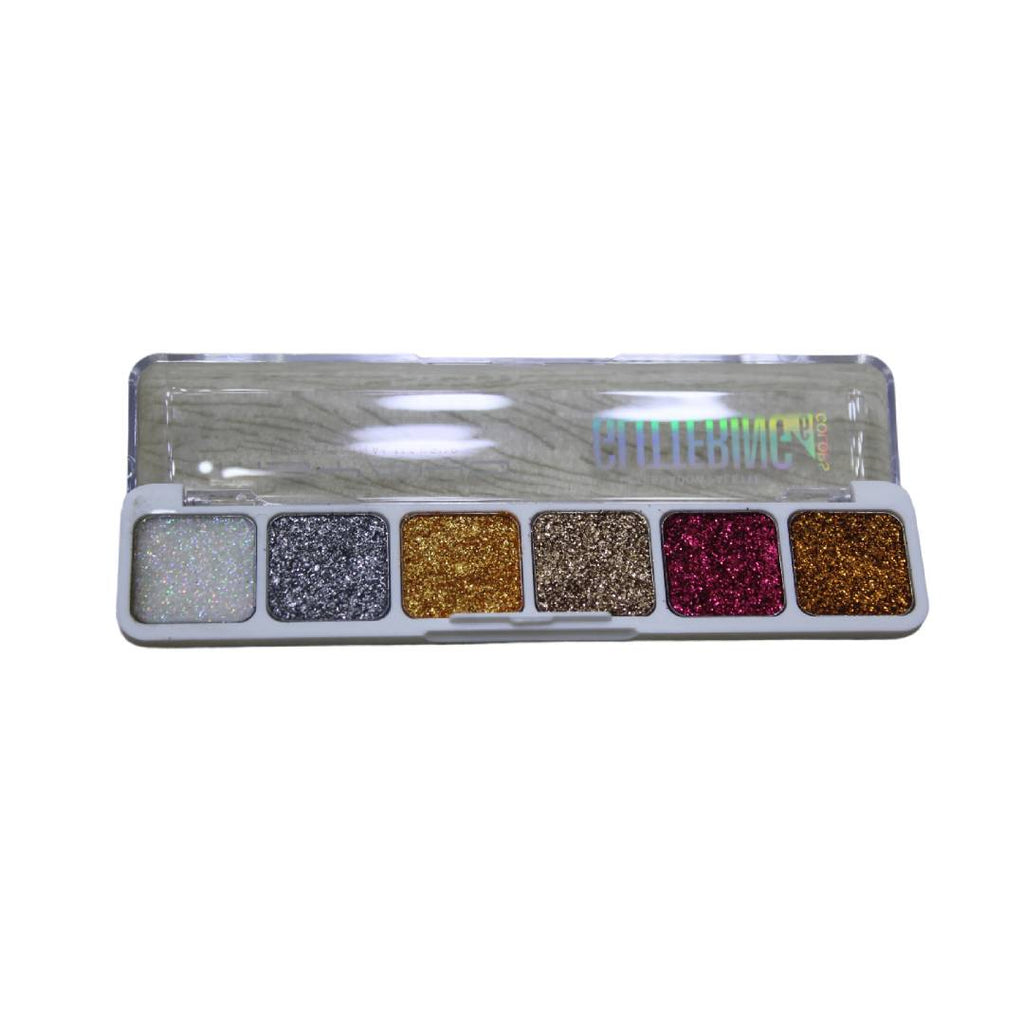 Msyahoo 6in1 Glitter Eyeshadow Palette 4Pcs Set