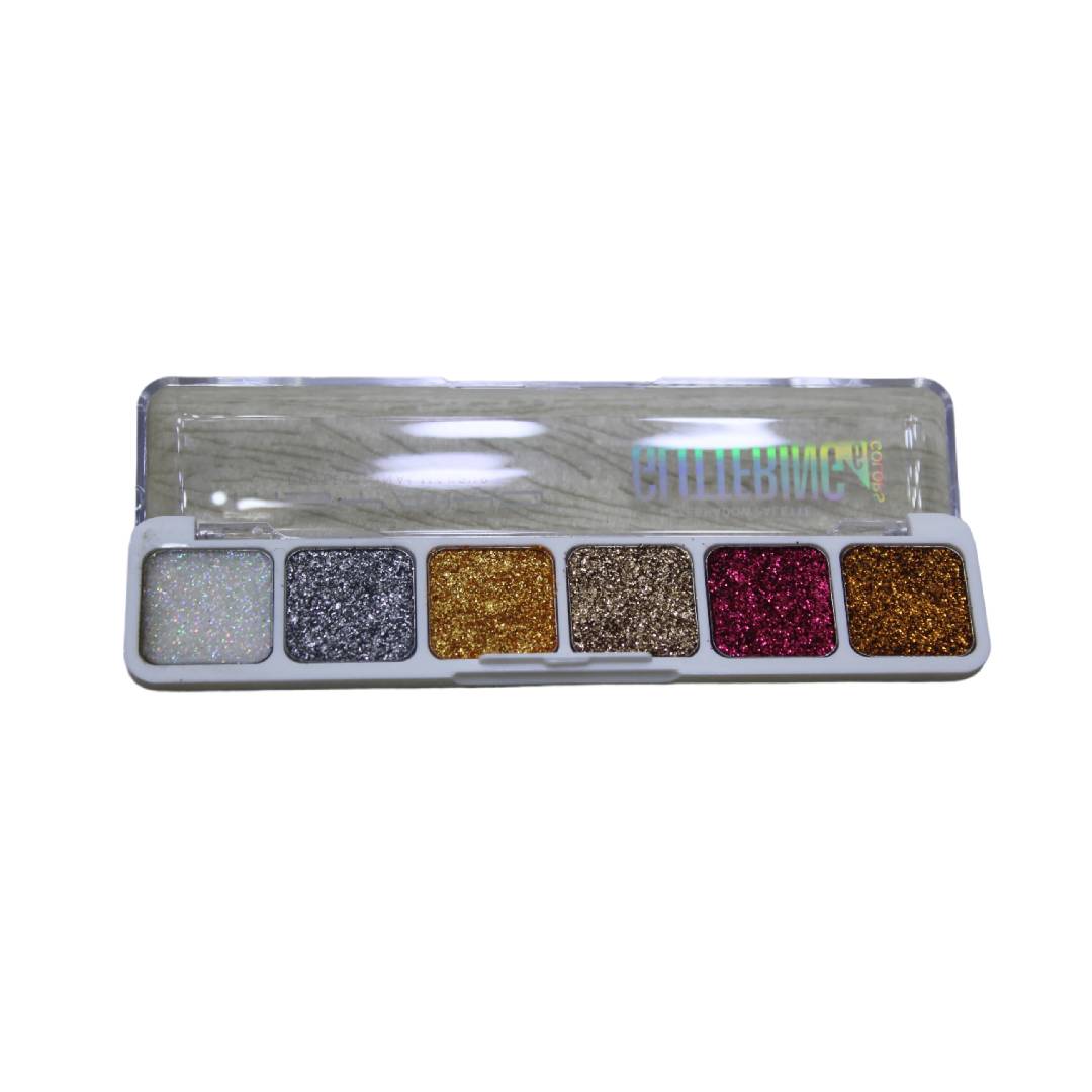 Msyahoo 6in1 Glitter Eyeshadow Palette 4Pcs Set