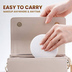 Portable Pocket LED Mirror Rechargeable Single Light