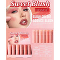 Hudamoji Sweet Blush Glow Color Bonce Blush Creamy Liquid Blusher Stick Pack of 6