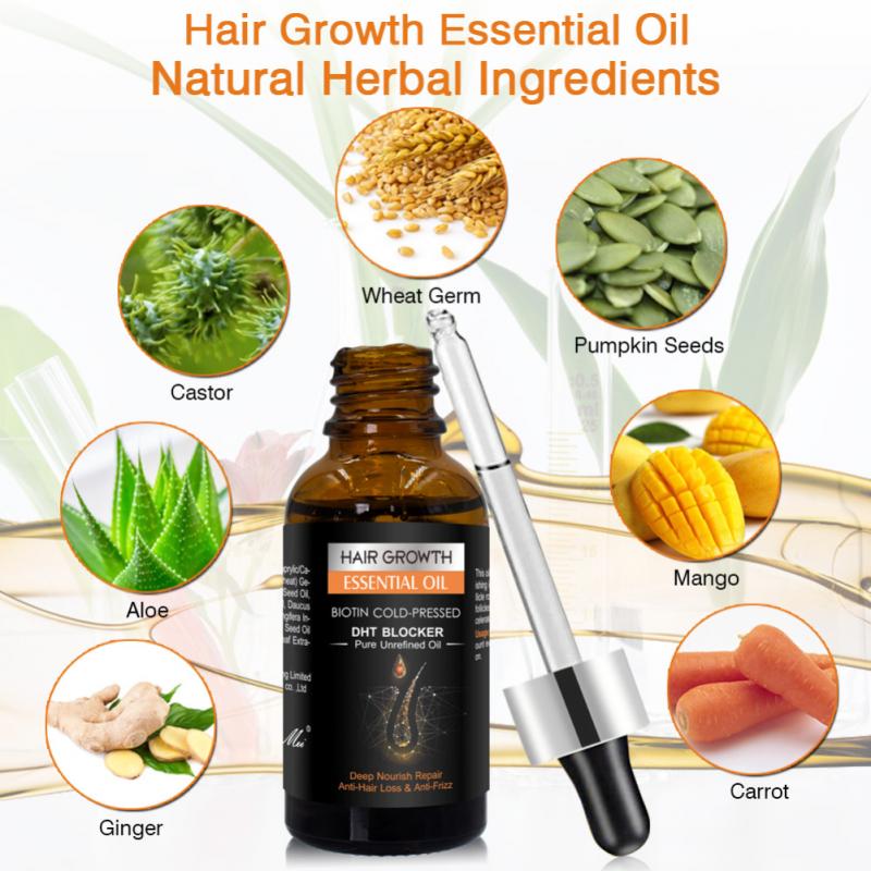 Ginger Hair Growth Hair Thickening Hair Loss Treatments Oil 30ml