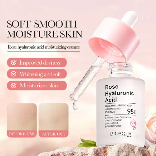 BIOAQUA Hyaluronic Acid Rose Face Serum 30ml