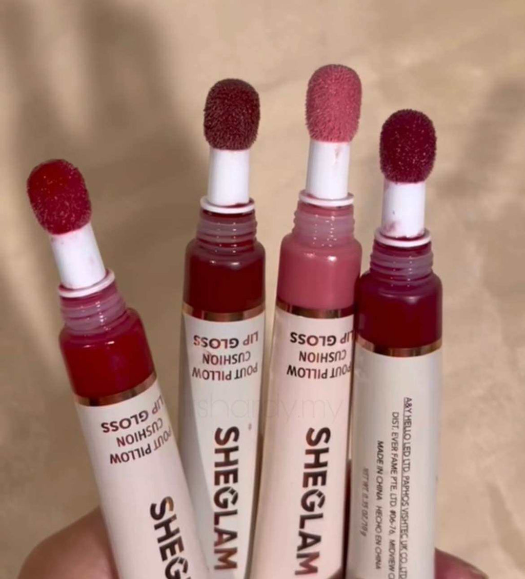 Sheglam Pout Pilllow Cushion Lip Gloss 4pcs Set