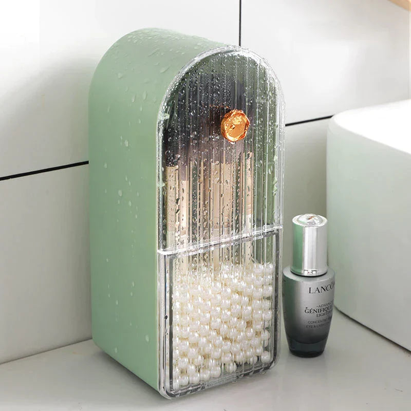 Parada Lipstick Holder Stackable Desk Cosmetics Storage Box Makeup Brush Holder Jewelry Storage Box Dustproof Waterproof Plastic 90026