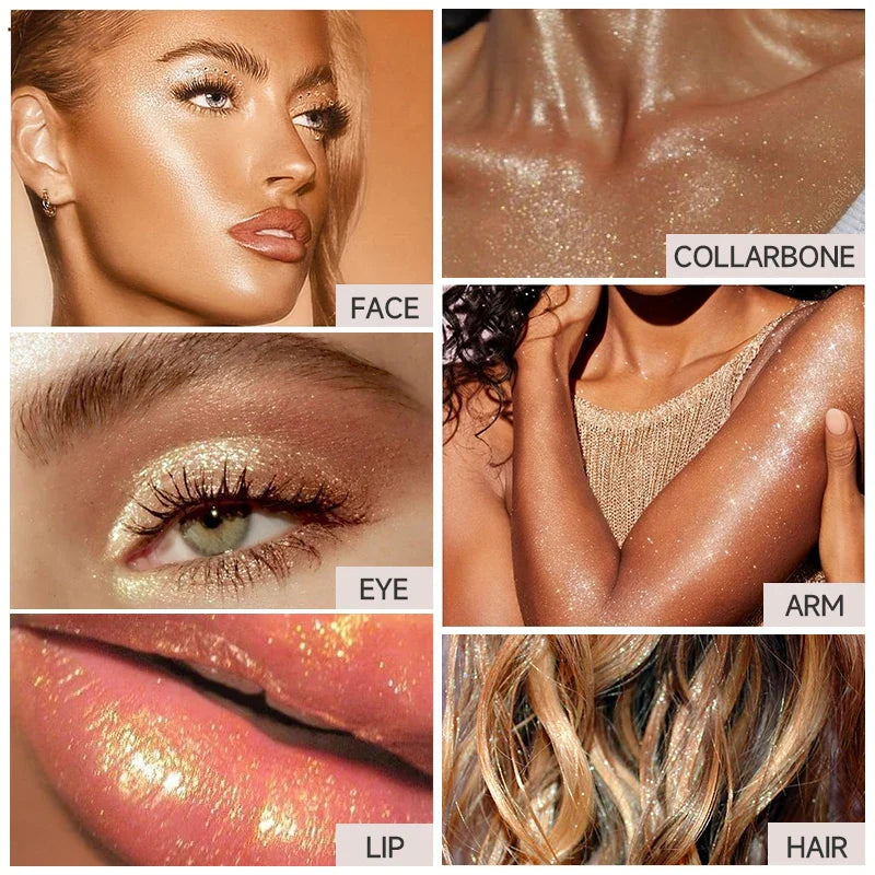 Seven Cool Stick Highlighter Powder Shiny Contouring Blush Powder Pack of 5