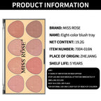 Miss Rose 3D Blush 8 Color Palette