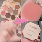 Miss Lara 9 Color Eye Shadow Palette Glitter Pearly Eyeshadow