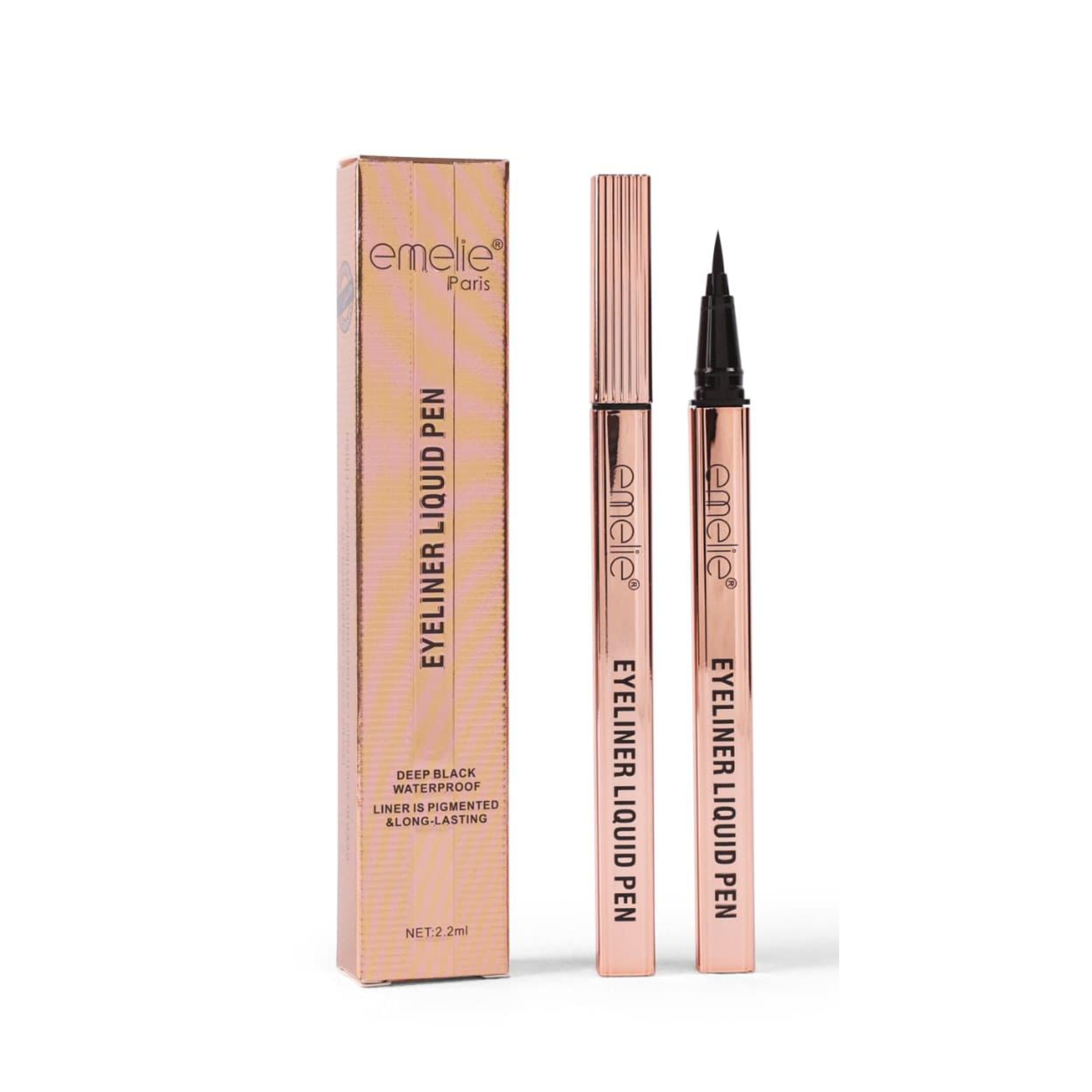 Emelie Deep Black Waterproof Super Pigmented Liner