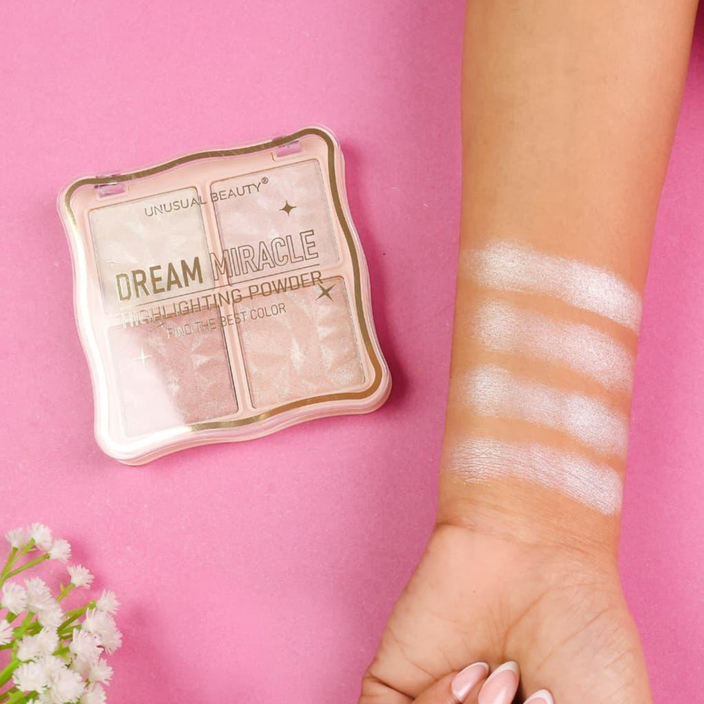 Unusual Beauty 4 Color Highlighter Palette