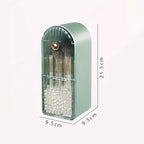 Parada Lipstick Holder Stackable Desk Cosmetics Storage Box Makeup Brush Holder Jewelry Storage Box Dustproof Waterproof Plastic 90026