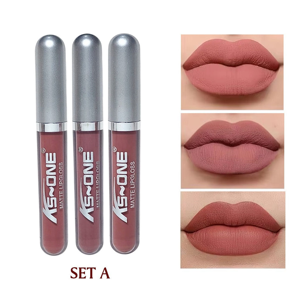 KS-One Matte Lipgloss 3Pcs Set