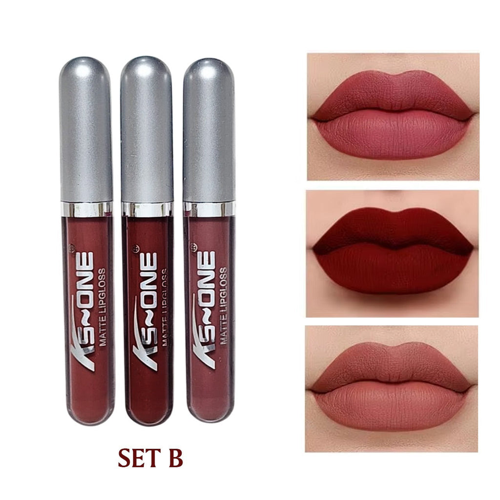 KS-One Matte Lipgloss 3Pcs Set