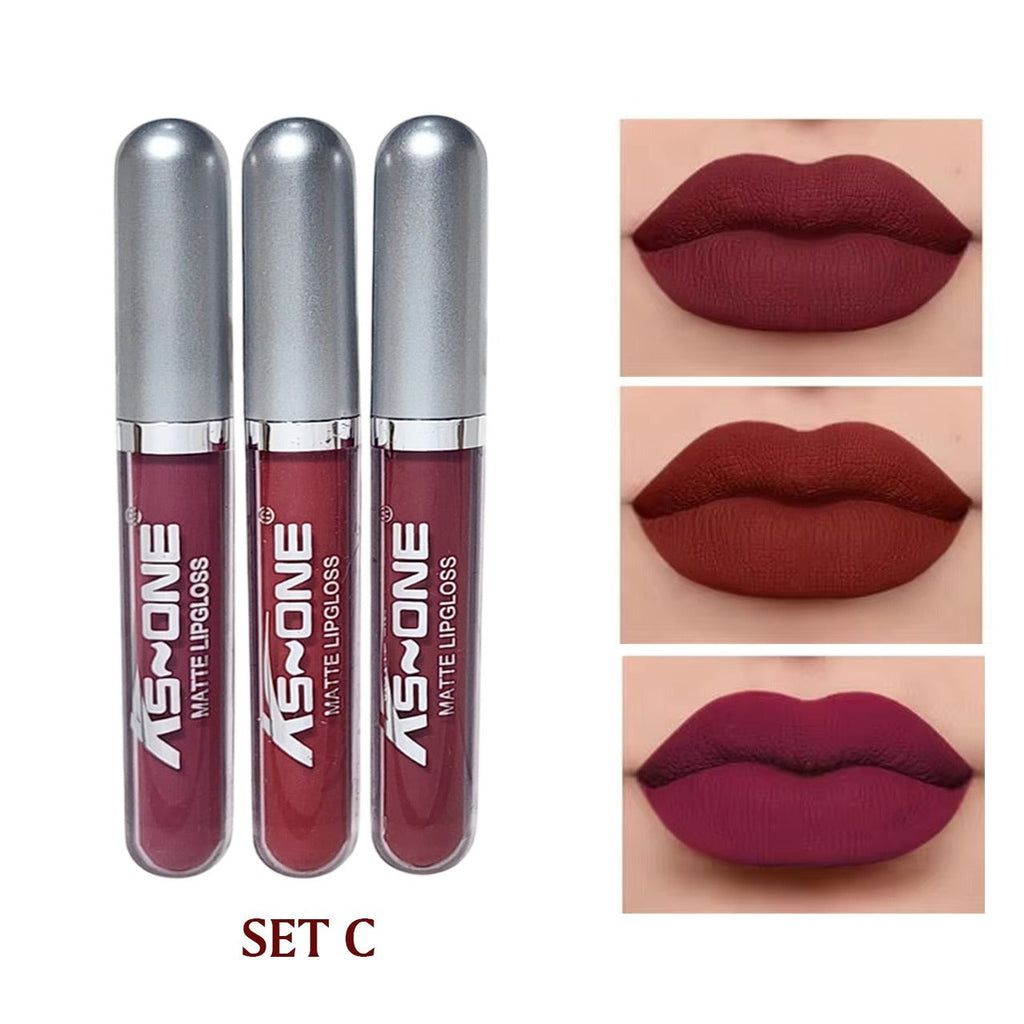 KS-One Matte Lipgloss 3Pcs Set