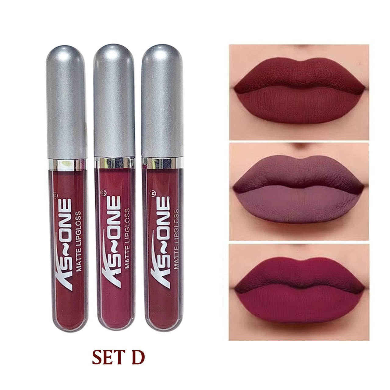 KS-One Matte Lipgloss 3Pcs Set