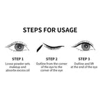 YANQINA Black Liquid Eyeliner Curl Mascara Quick Drying Waterproof