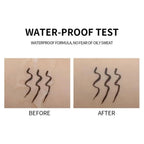 YANQINA Black Liquid Eyeliner Curl Mascara Quick Drying Waterproof
