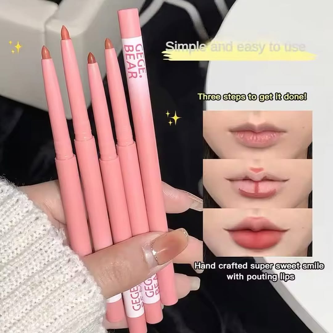 Gege Bear Matte Lip Liner 7Pcs Set