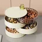360 Rotating 4 Layer Desktop Jewelry Storage Box Organizer 14772