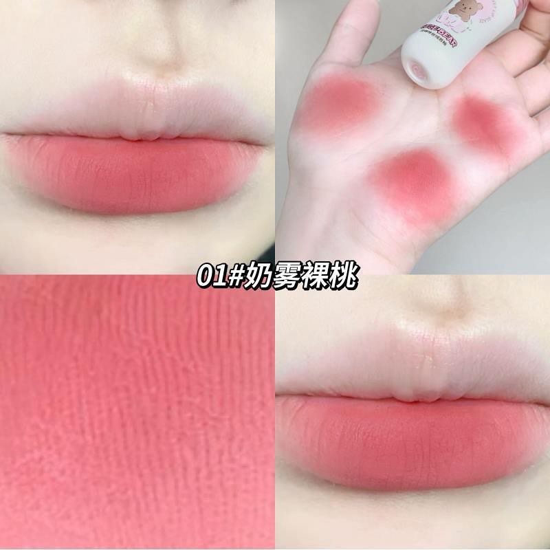 Gege Bear Milk Velvet Lip Gloss Pack of 6