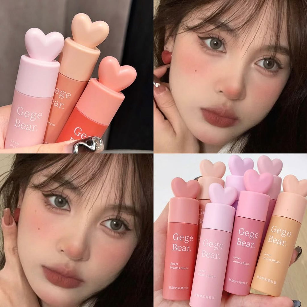 Gege Bear Korean Mousse Lip Gloss Pack of 7