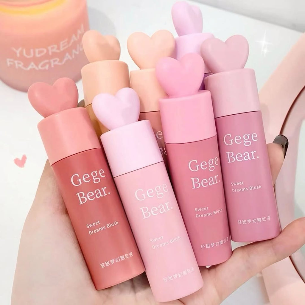 Gege Bear Korean Mousse Lip Gloss Pack of 7