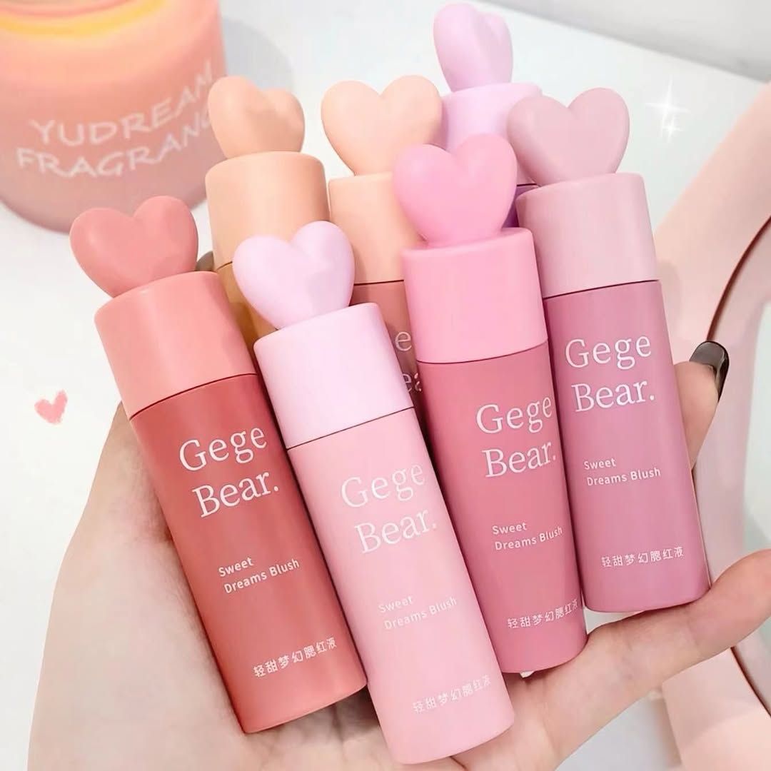 Gege Bear Korean Mousse Lip Gloss Pack of 7