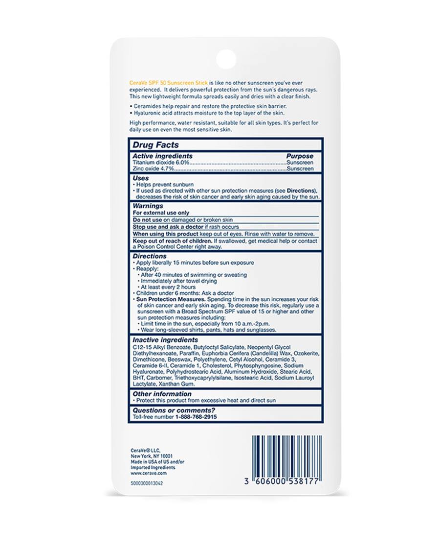 Cerave Mineral Sunscreen Stick
