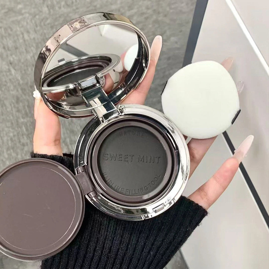 Sweet Mint Fluffy Eyebrow Compact with Puff (Black & Brown Available) – Only Available at Our Store Across Whole Pakistan