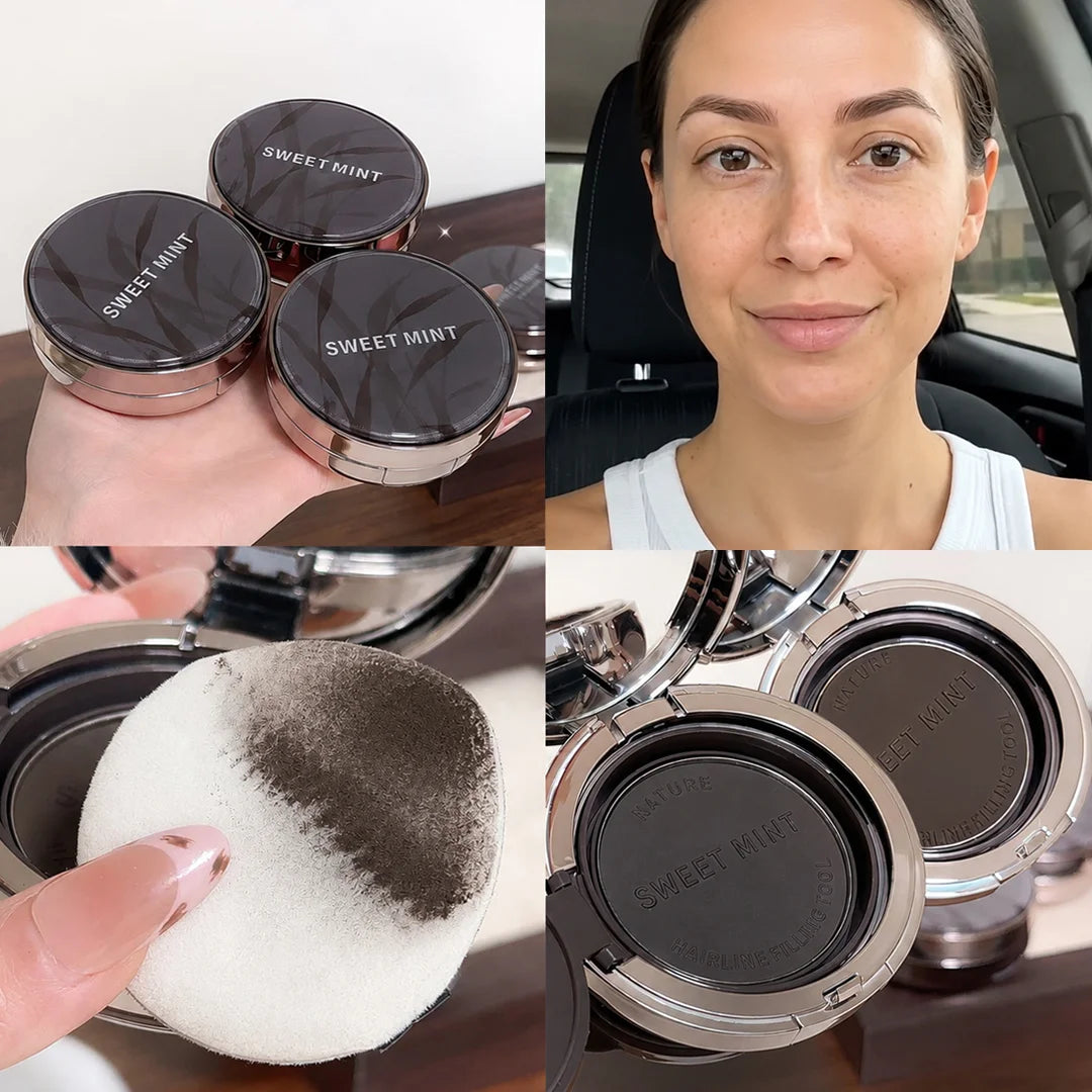 Sweet Mint Fluffy Eyebrow Compact with Puff (Black & Brown Available) – Only Available at Our Store Across Whole Pakistan