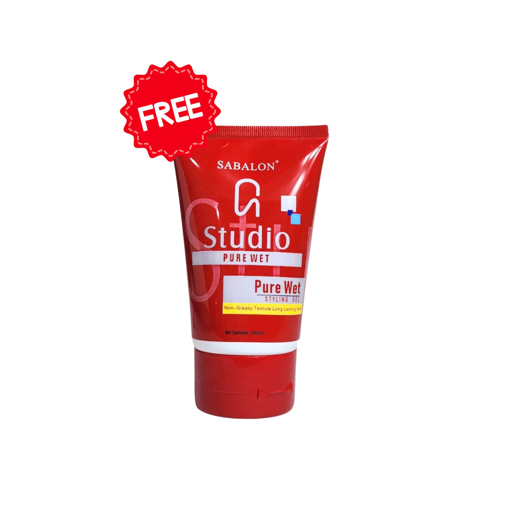 Sabalon Keratin Hair Shampoo Conditioner And Mask 3Pcs Deal + Sabalon Hold Strength Vertical Hold Styling Gel (FREE))