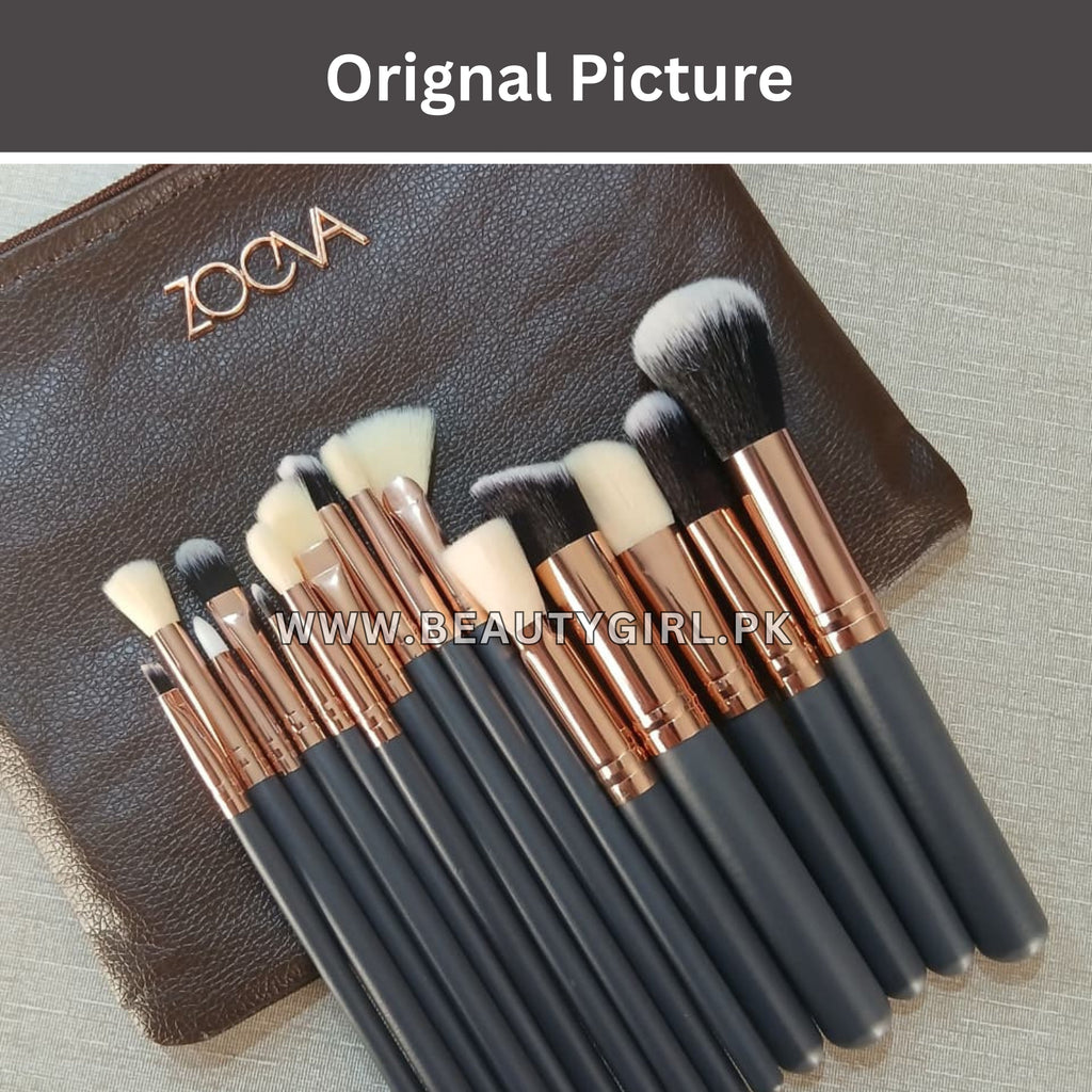 Zoeva Rose Golden Complete Brushes Set - 15 pcs