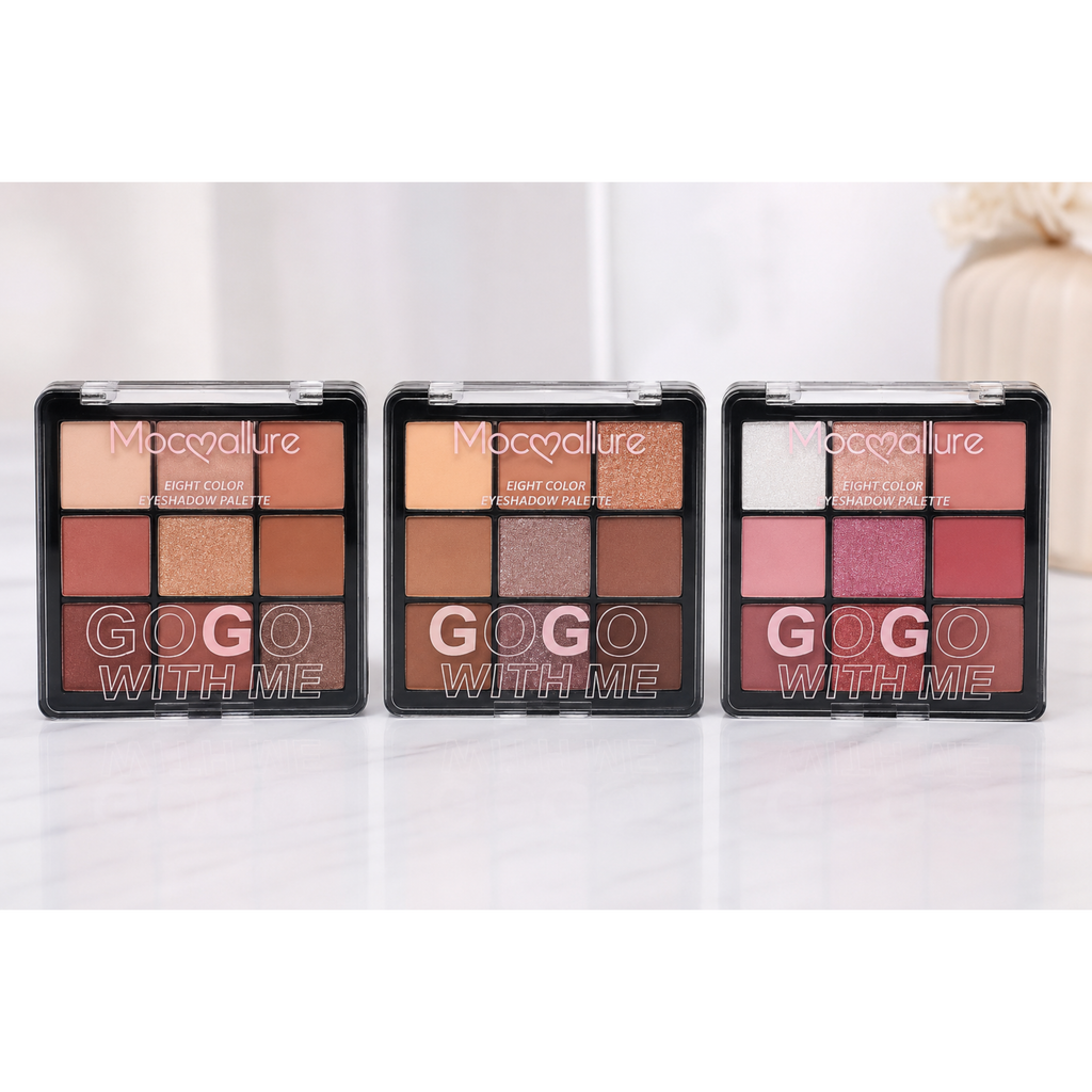 Mocallure 9 Color Eyeshadow Palette Pack Of  3 Set