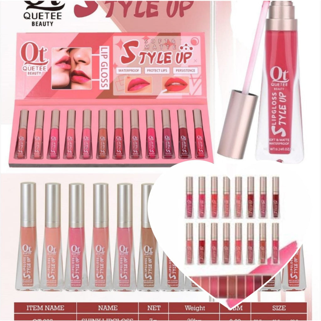 Quetee Beauty Lip Gloss 12 Color Pack