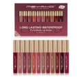 MSYAHO Long Lasting Pure Matte Lip Gloss Pack Of 12
