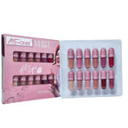KS-One Mini Capsule Matte Lip Gloss 12Pcs Set