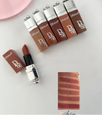 Drohoo Nude Shades Matte Lipstick Set 6 Long Lasting Shades