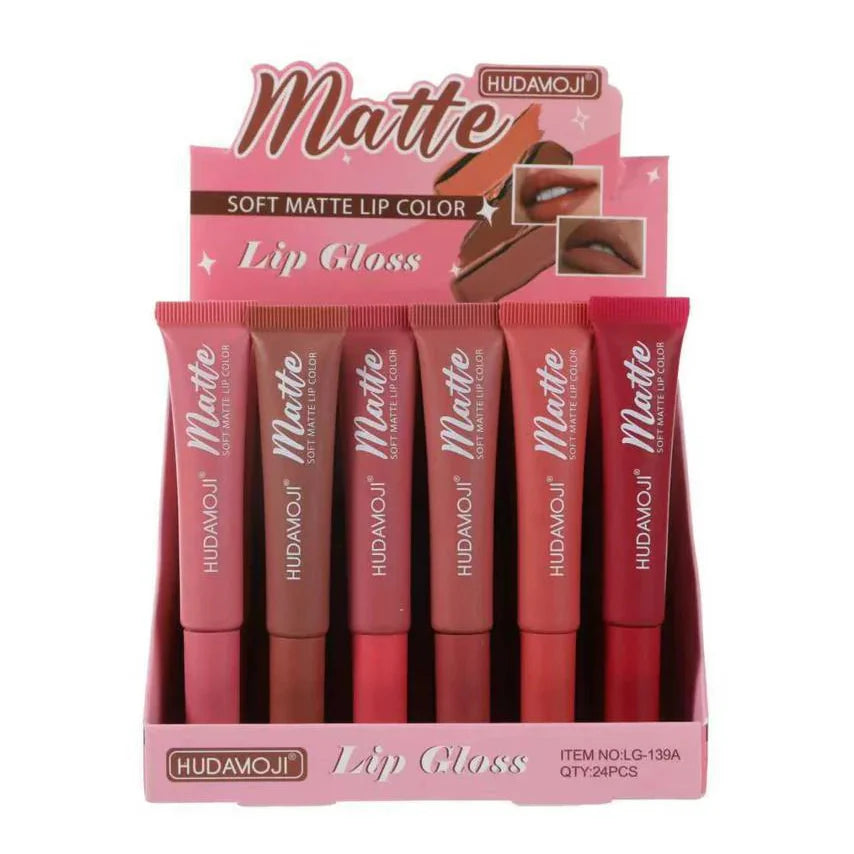 Hudamoji Matte Soft Matte Lip Color Pack of 6