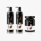 Eunomia Caviar Hair Care Set  Repairing And Nourishing Protein Hair Mask Shampoo Conditioner. Shampoo/ Conditioner 900ml. Hair mask 1000g
