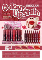 Siheglan 8pcs Matte Lip Tint Collection 92165