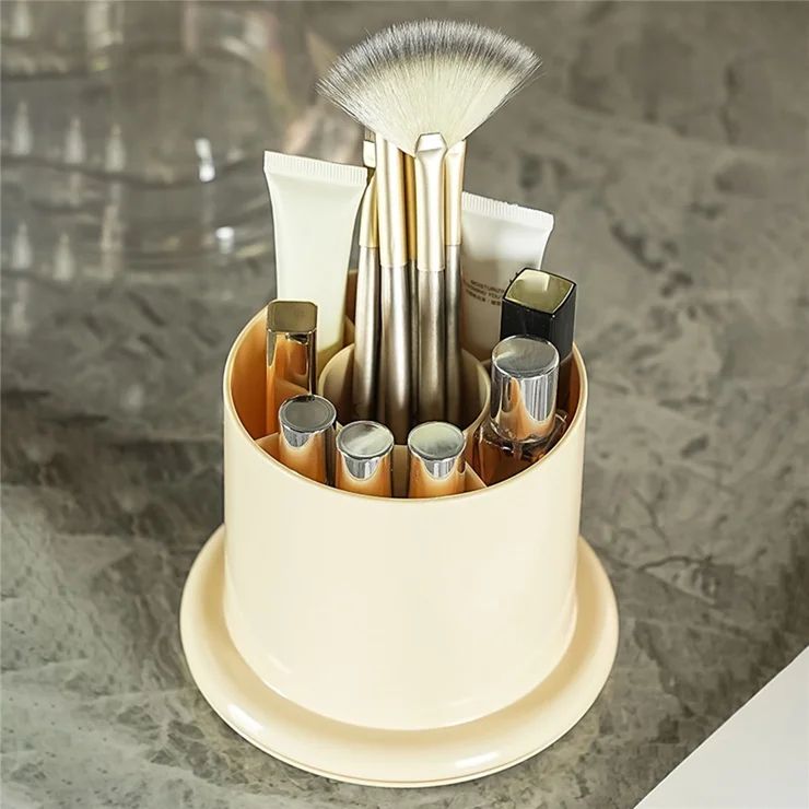 New Rotating Cosmetics & Makeup Brush Organizer