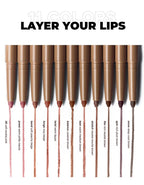 Pagevine Lip Liner And Lipstick Pencil 8pcs Set