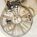3 Layer Jewelry Case With Swan Shaped Lid