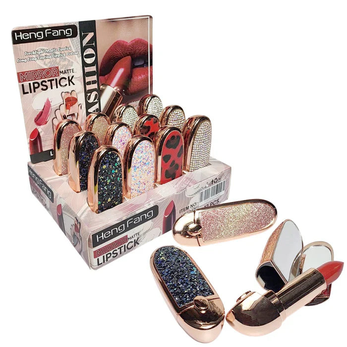 New Cute Diamond Radiance Matte Luxury Mirror Lipstick