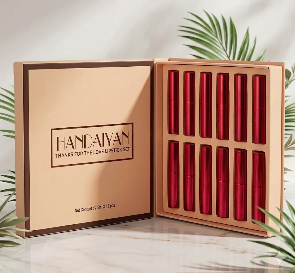 Handaiyan 12pcs Matte Lipstick