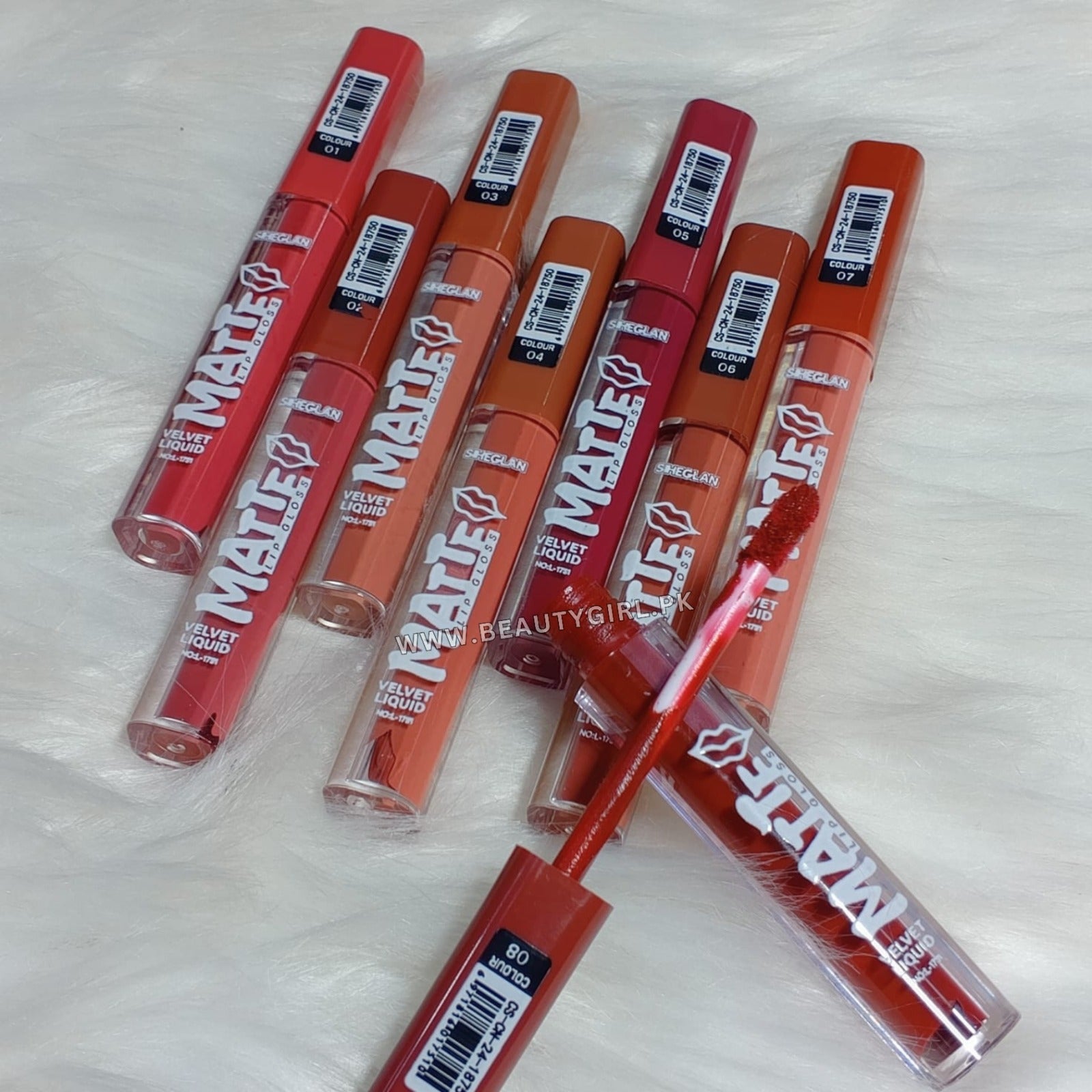 Sheglam Matte Liquid Lipgloss 8 Pcs Set