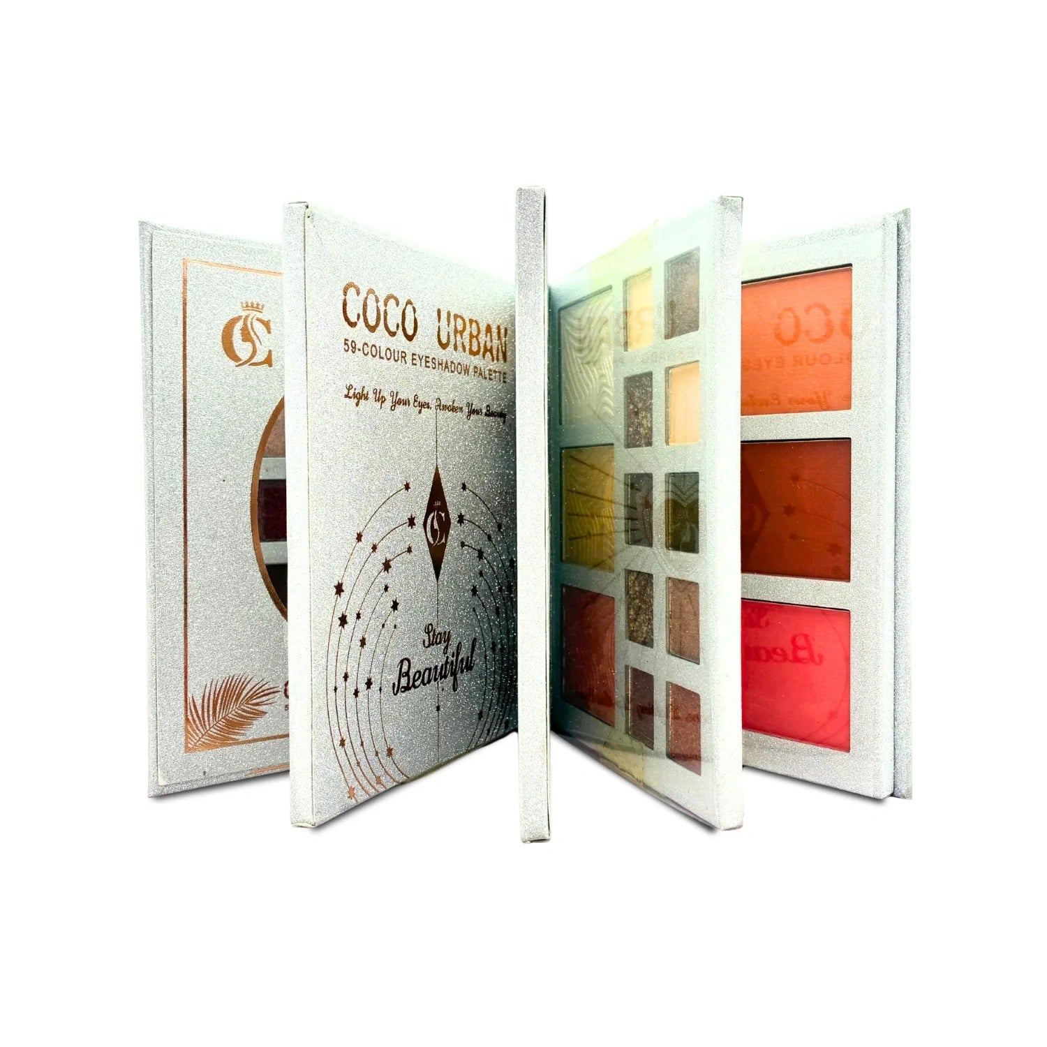Coco Urban All In One 4 Fold Eyeshade Professional Makeup Palette