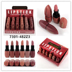 Miss Rose New Lip Shape Lipstick 6Pcs Set